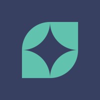 A teal geometric shape with curved edges and a star-like cutout in the center sits on a dark blue background, reflecting Esencia Wealth’s commitment to modern wealth management and tailored financial planning. | Humanico Workforce Intelligence Software