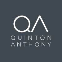 White letters “QA” in a modern font above "Quinton Anthony" in all caps, set against a dark gray background. This sleek logo design reflects the professional brand identity of Quinton Anthony. | Humanico Workforce Intelligence Software